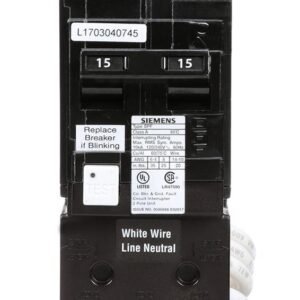 bf215a - Siemens - 15 Amp GFCI Circuit Breaker