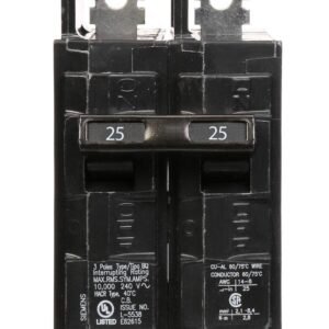 BQ2B025 - Siemens - 25 Amp Circuit Breaker