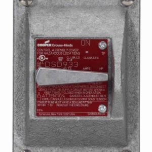 DSD933 - Crouse-Hinds - Switch Cover