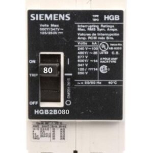 HGB2B080B - Siemens - Molded Case Circuit Breaker