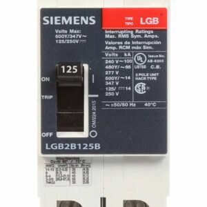 LGB2B125B - Siemens - Molded Case Circuit Breaker
