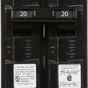Q220H - Siemens - 20 Amp 22kA Circuit Breaker